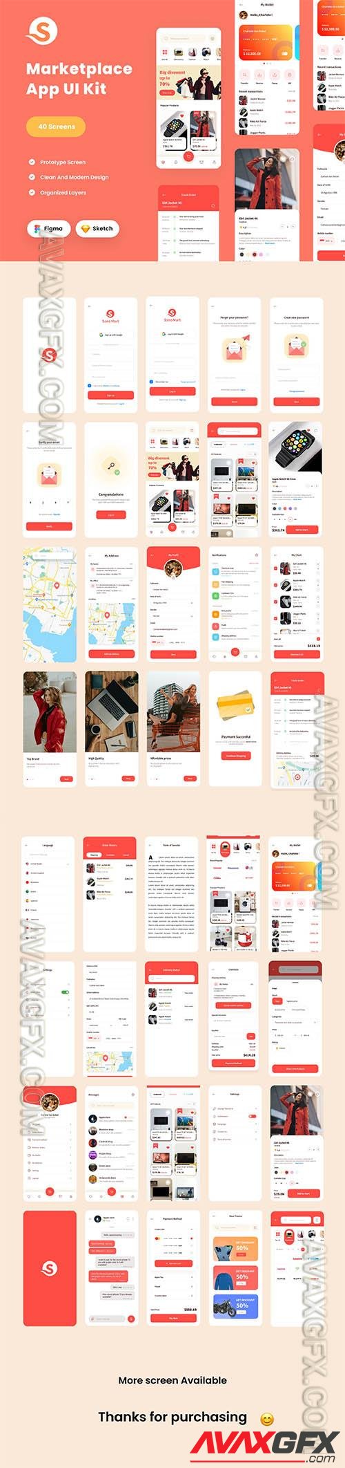 Marketplace / E-commerce UI Kit