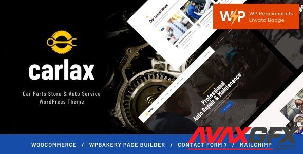 ThemeForest - Carlax v1.0.1 - Car Parts Store & Auto Service WordPress Theme - 22031024