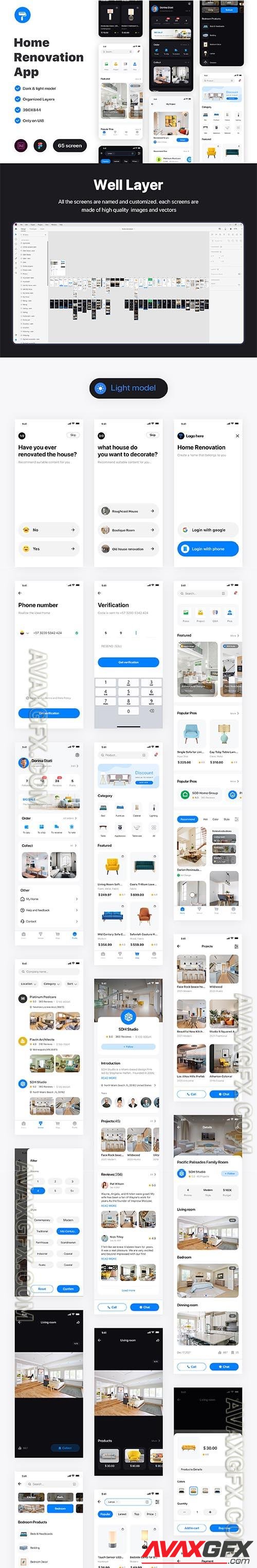 Home Renovation app design