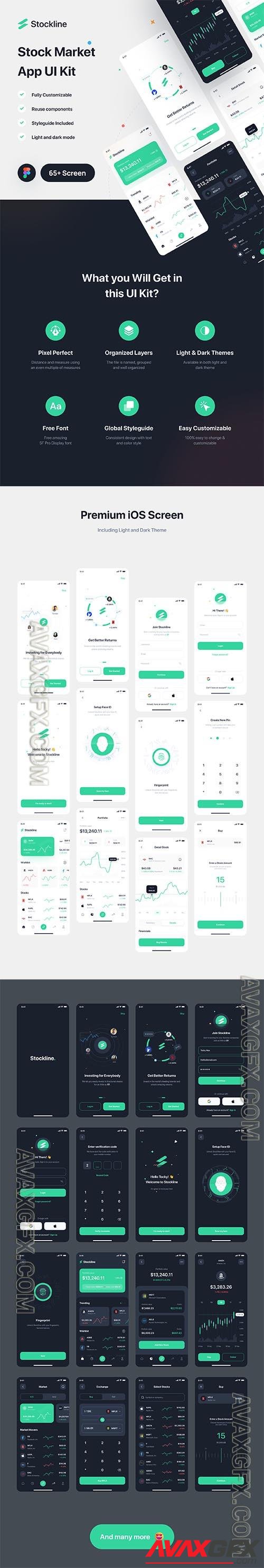 Stockline - Stock Market App UI Kit