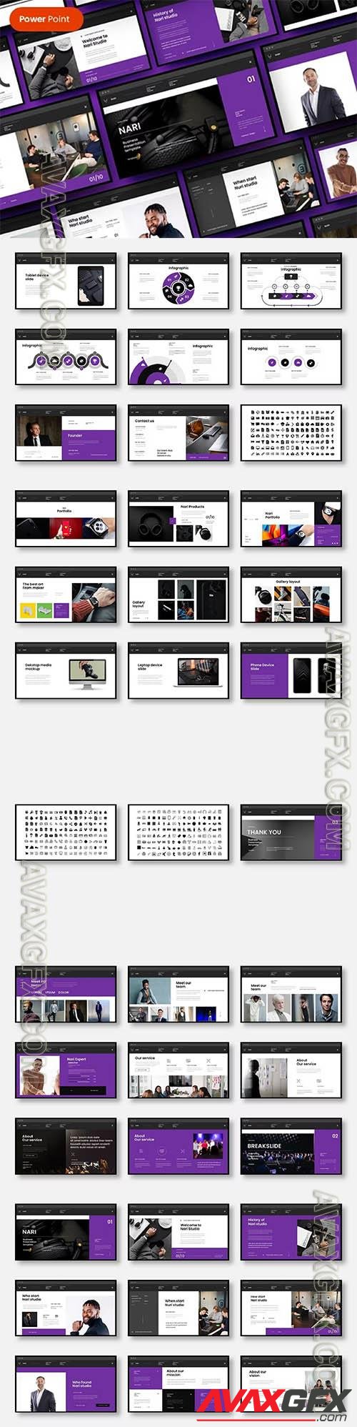 Nari – Business PowerPoint Template