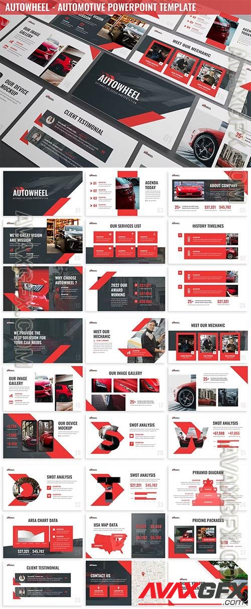 Autowheel - Automotive Powerpoint Template