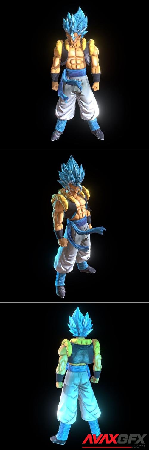 Gogeta Blue GDT – 3D Print