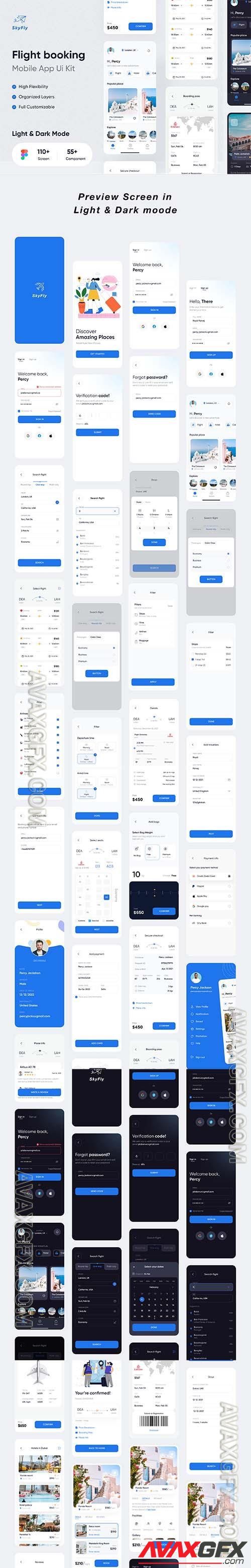 Skyfly Flight Booking App