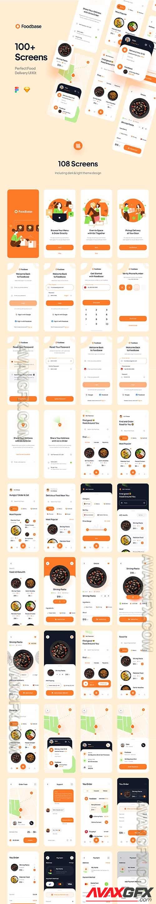 Foobase - Food Delivery UI Kit