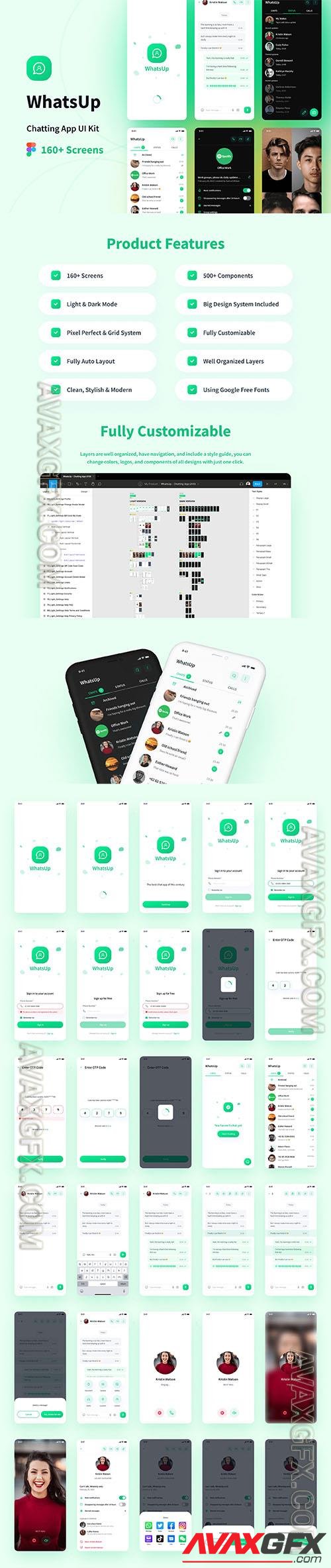 WhatsUp - Chatting App UI Kit