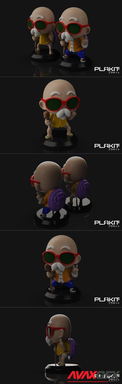 PlaKit DBZ MASTER ROSHI – 3D Print