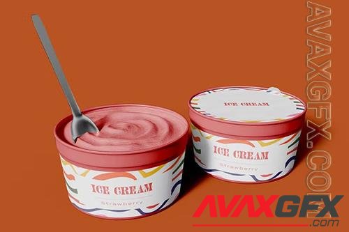 Vegan Ice Cream Mockup PSGHZXT