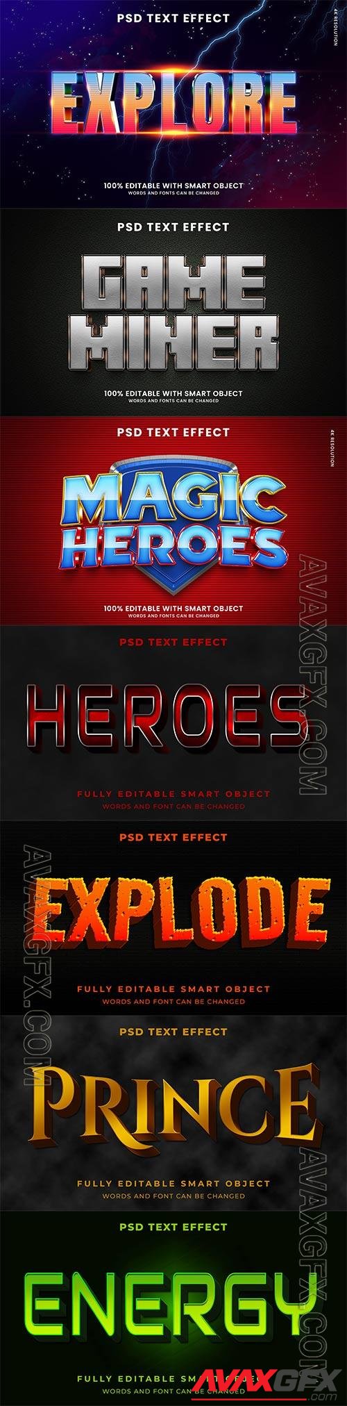 Psd text effect set vol 563