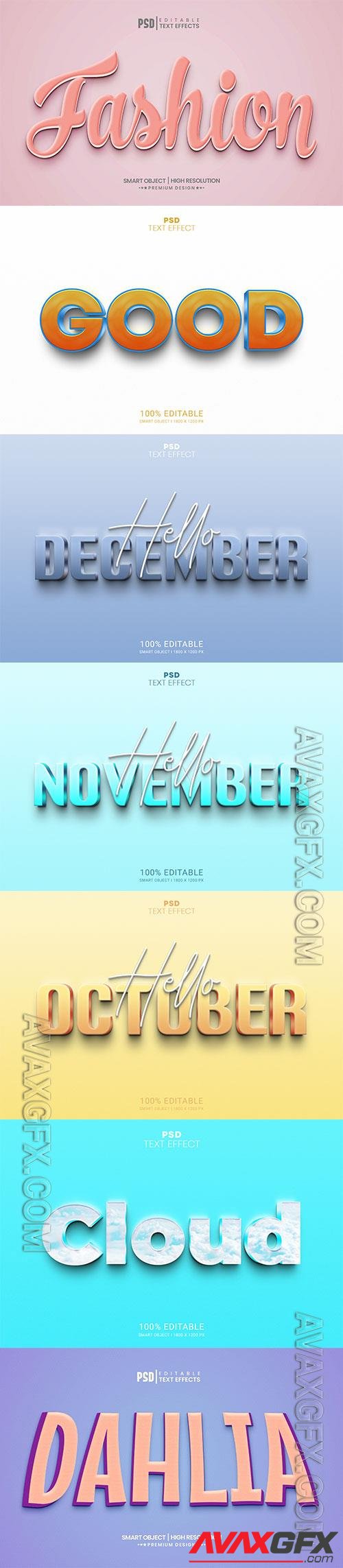 Psd text effect set vol 568