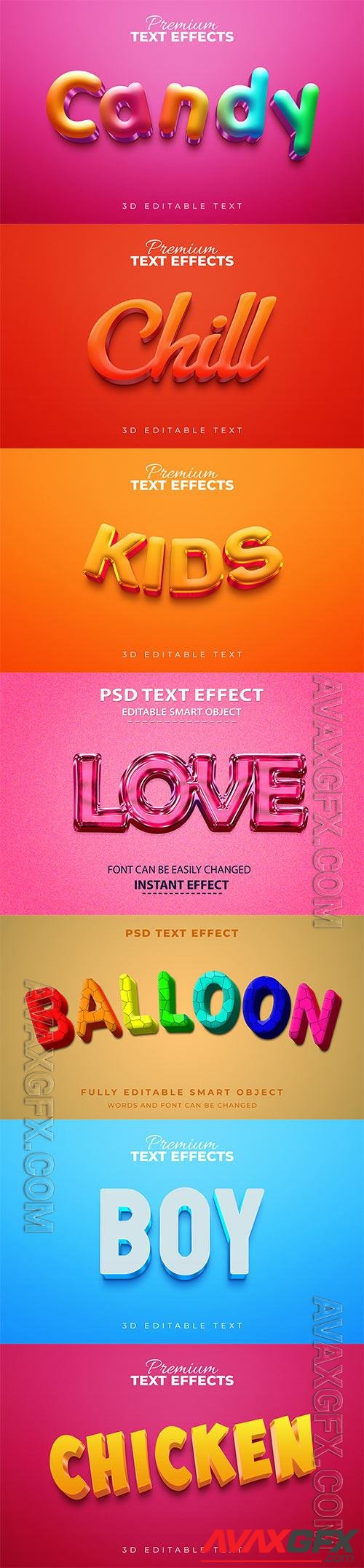 Psd text effect set vol 562