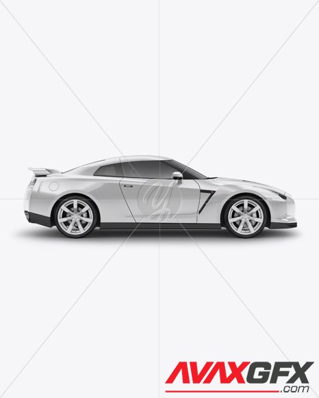 Nissan GTR Mockup - Side View 20982