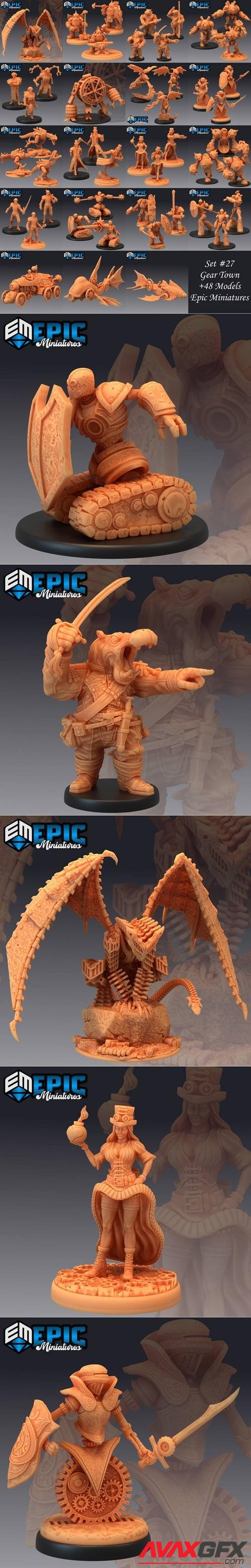 Epic Minis - Gear Town – 3D Print