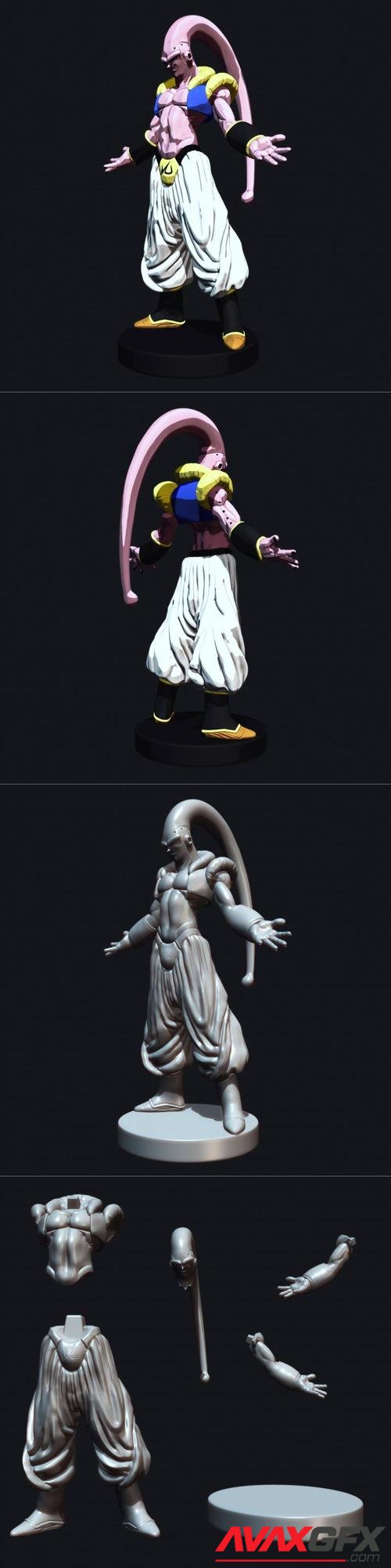 Majin Buu Gotenks DBZ – 3D Print