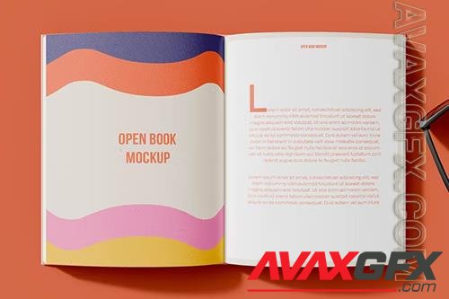 Open Book Mockup