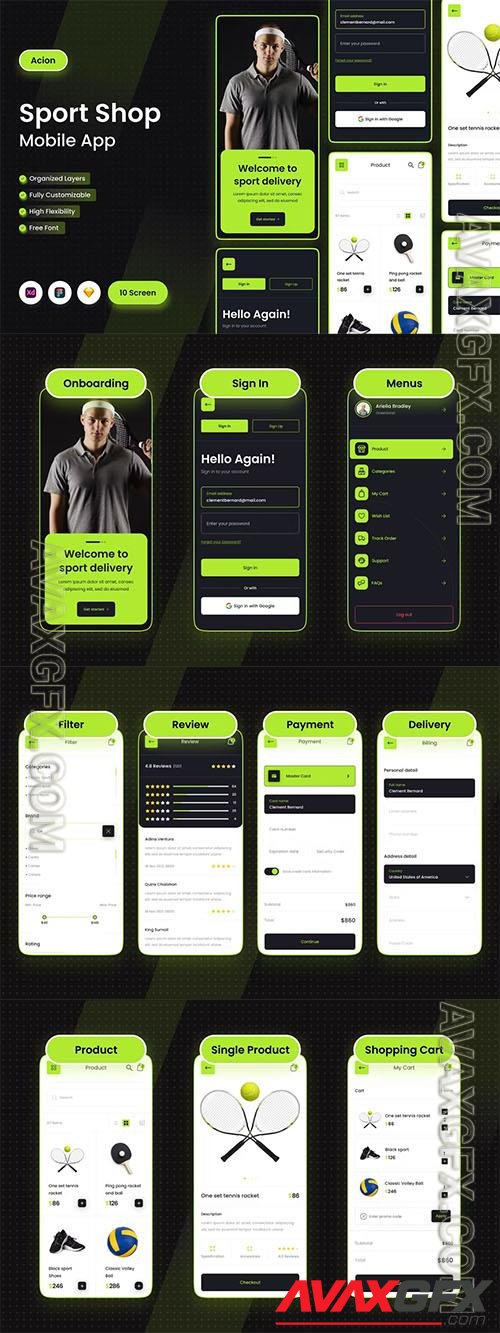 Acion - Sport Shop Mobile App