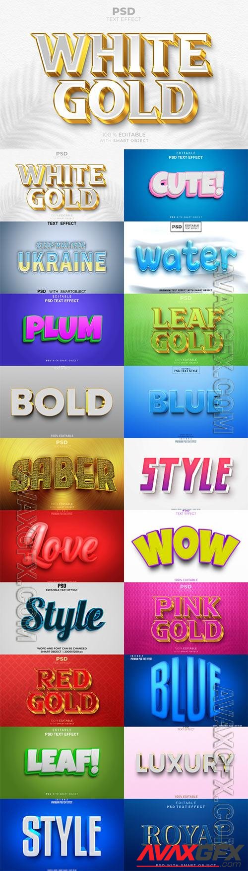 Psd text effect set vol 577