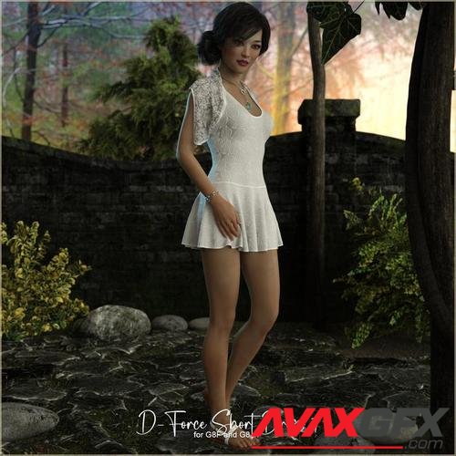 D-Force Short Dress7 for G8F & G8.1F