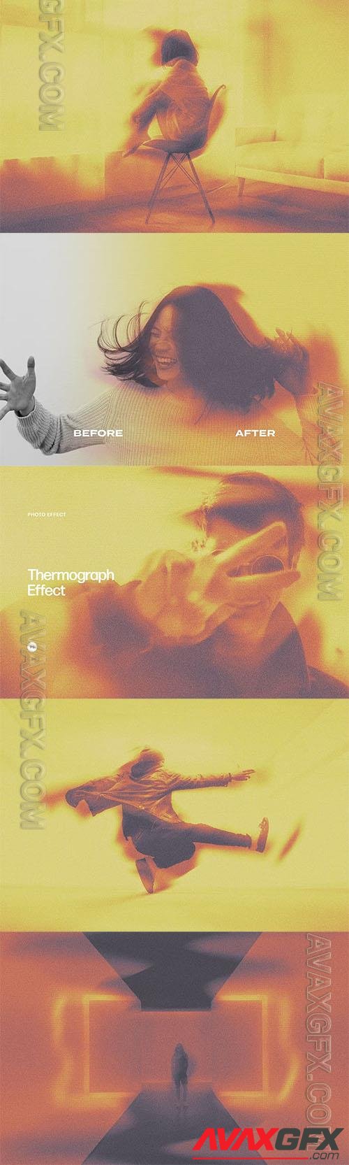 Thermograph Photo Effect