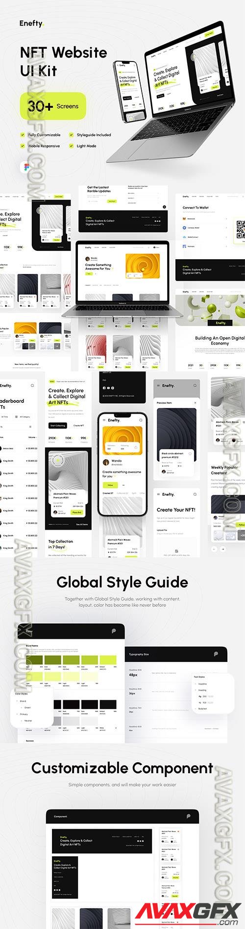 Enefty - NFT Website UI Kit