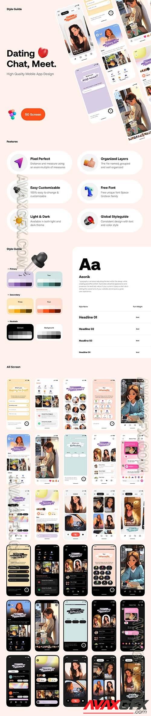 Dating App UI Kit