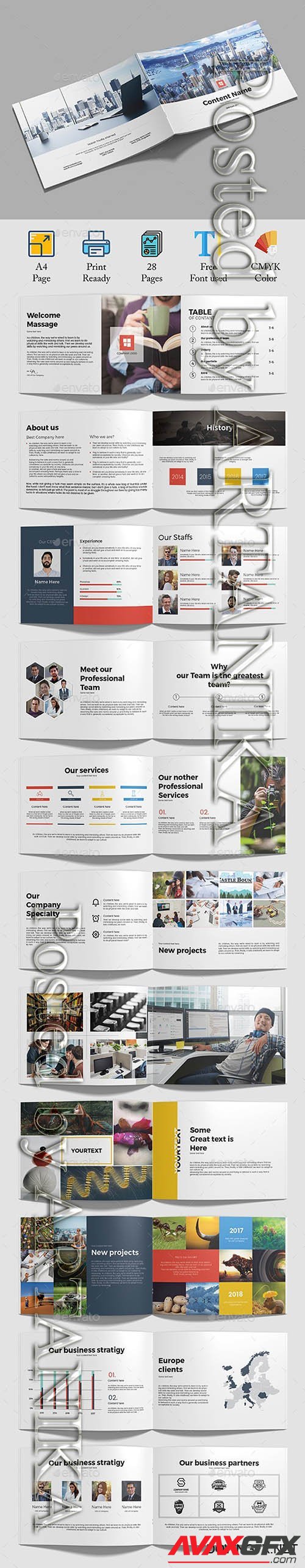 GraphicRiver - A4 Corporate Brochure 21131689