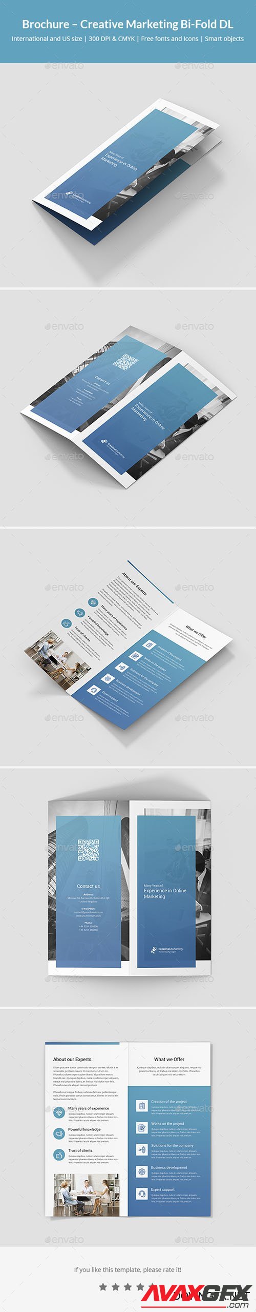 GraphicRiver - Brochure – Creative Marketing Bi-Fold DL 21403305
