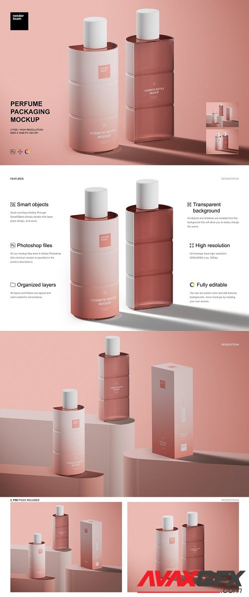 Perfume Packaging Mockup - 6630803