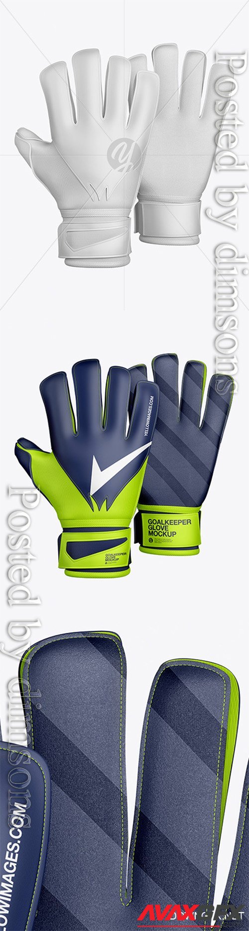 Goalkeeper Gloves Mockup 39972 Layered TIF