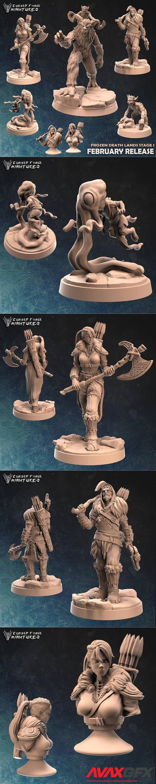 Cursed Forge Miniatures February 2021 – 3D Print