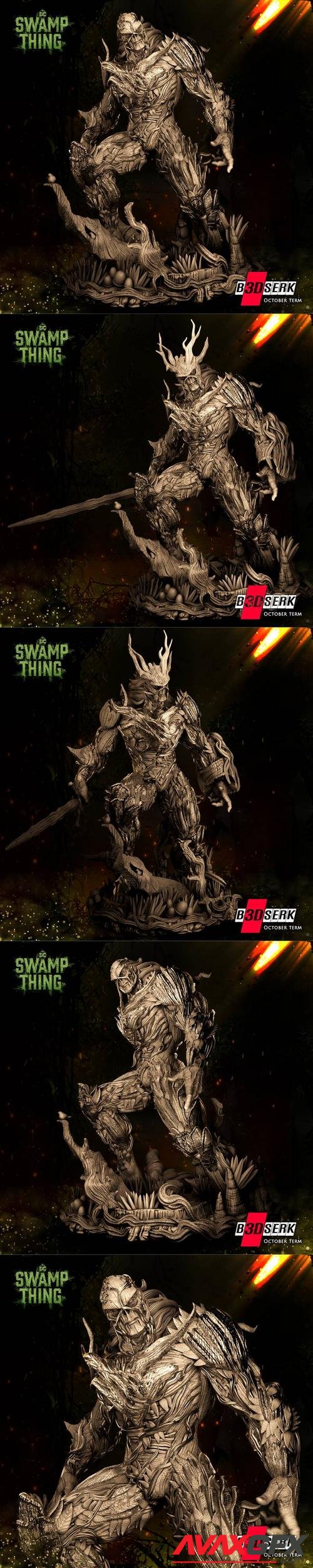 B3dserk - The Swamp Thing Statue – 3D Print