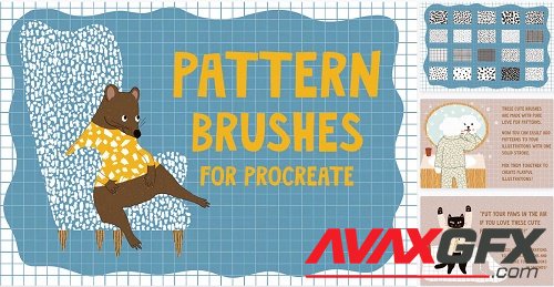 Pattern Brushes for Procreate