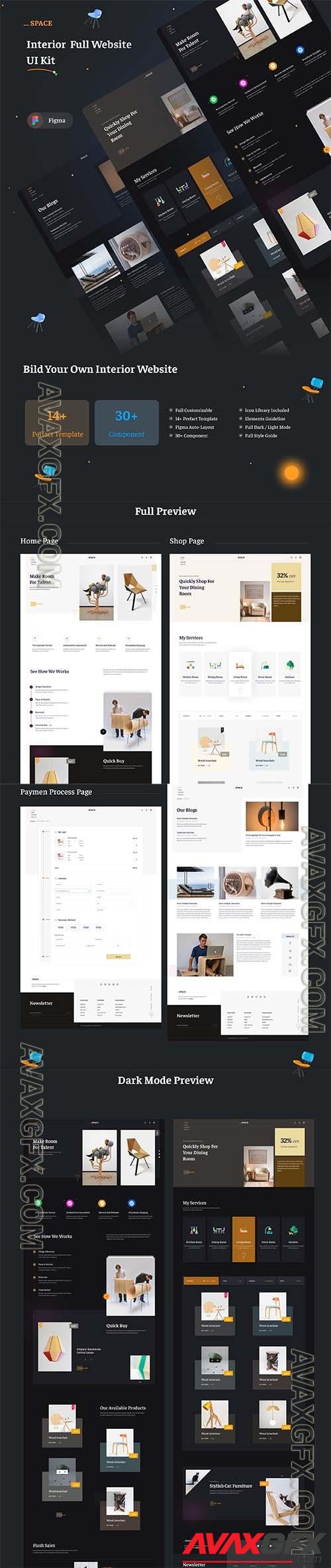 Intirior Architecture web ui kit