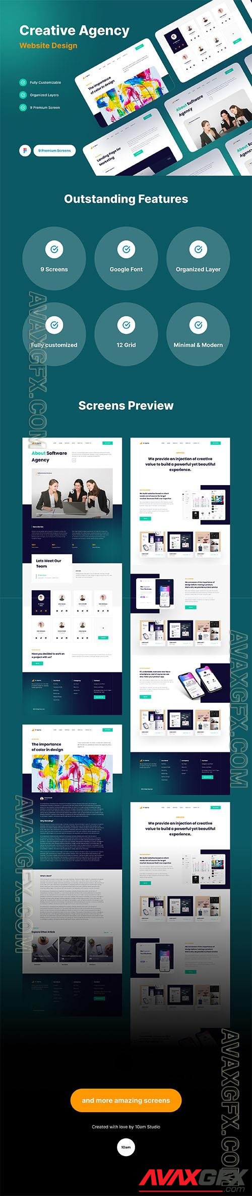 Creative Agency - Website Design UI-Kit