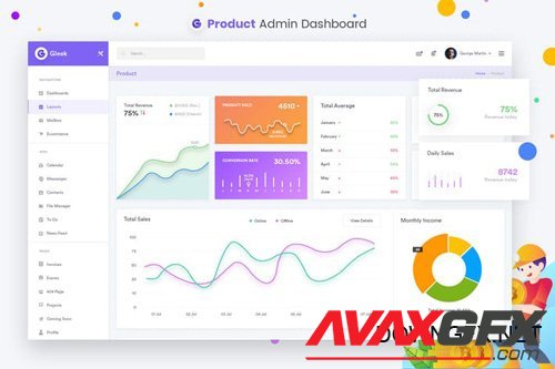 Products - Admin Dashboard UI Kit