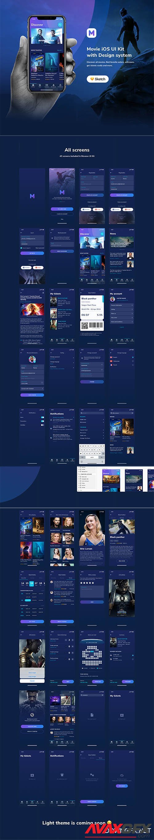 Moveee - Movie UI Kit