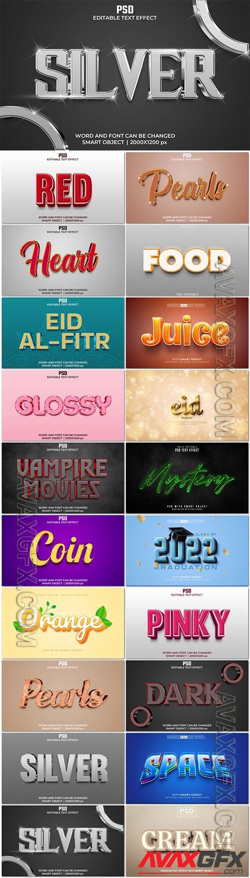 Psd text effect set vol 584