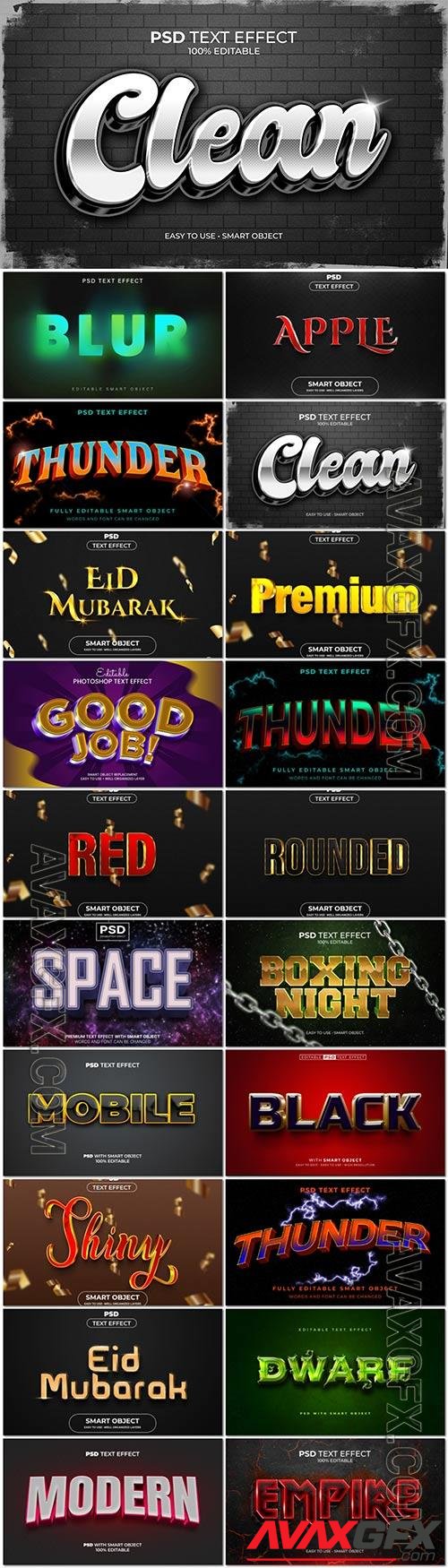 Psd text effect set vol 581