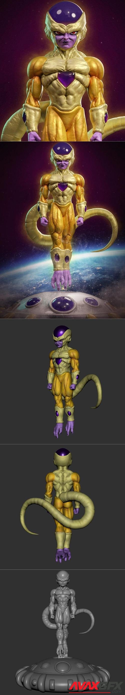 Golden Frieza – 3D Print