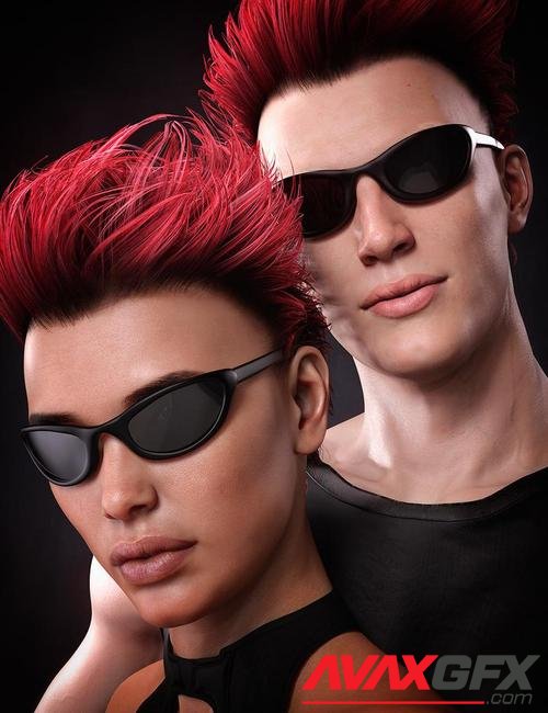 Sunglasses Bundle for Genesis 8 and 8.1 Males and Females