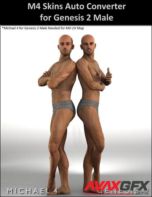 Michael 4 Skins Auto Converter For Genesis 2 Male(s)