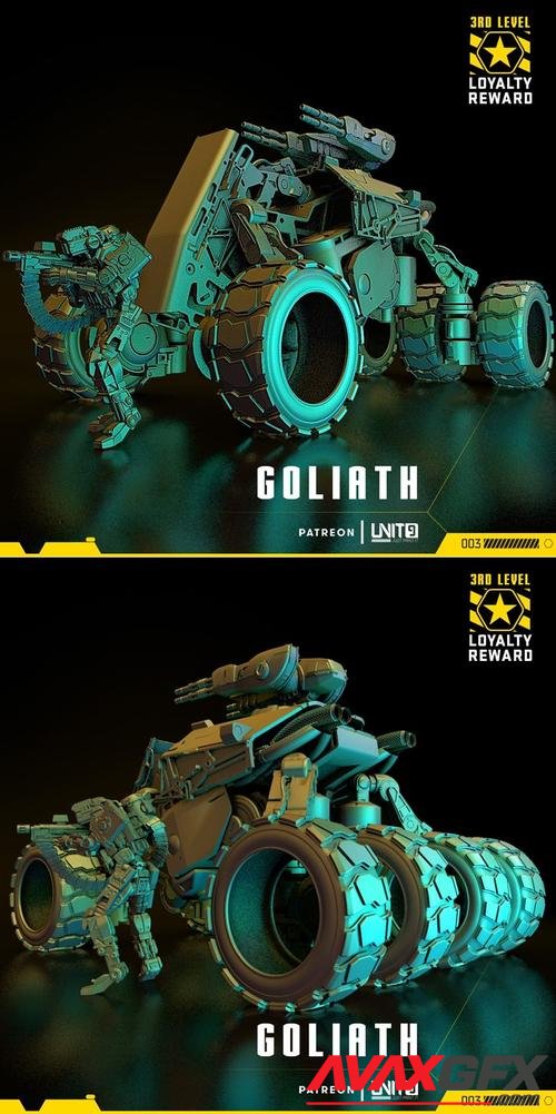 Unit 9 Loyalty Reward 2 - Goliath Tank – 3D Print