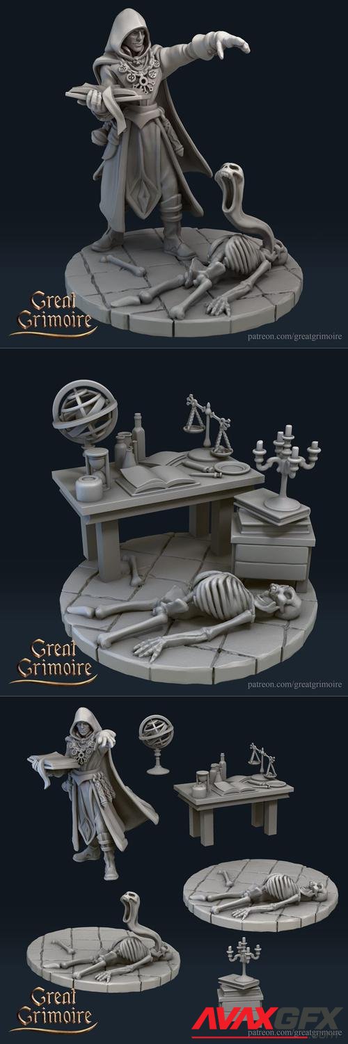 Necromancer - Fantasy Miniature – 3D Print