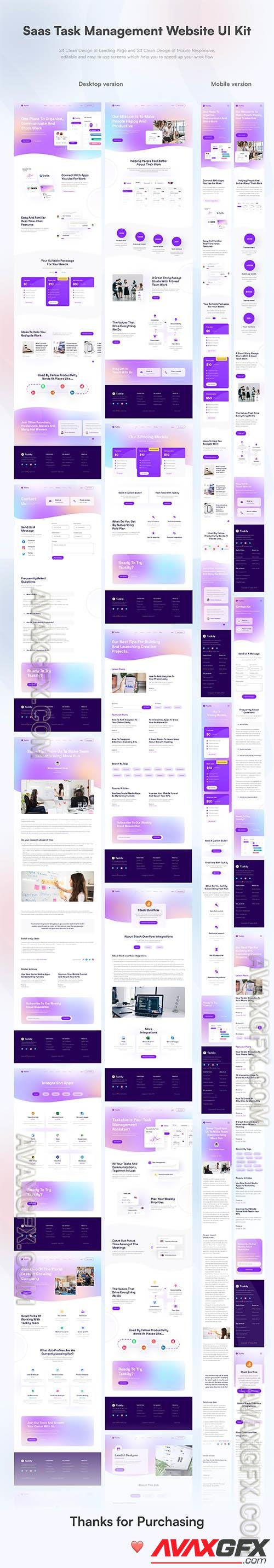 Saascuy - Saas Landing Page UI KIT