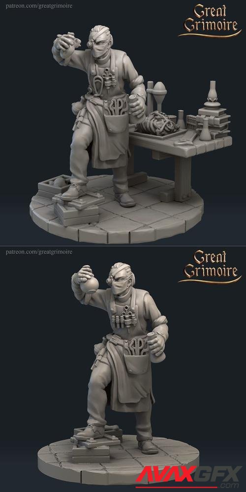 Doctor Dr miniature – 3D Print