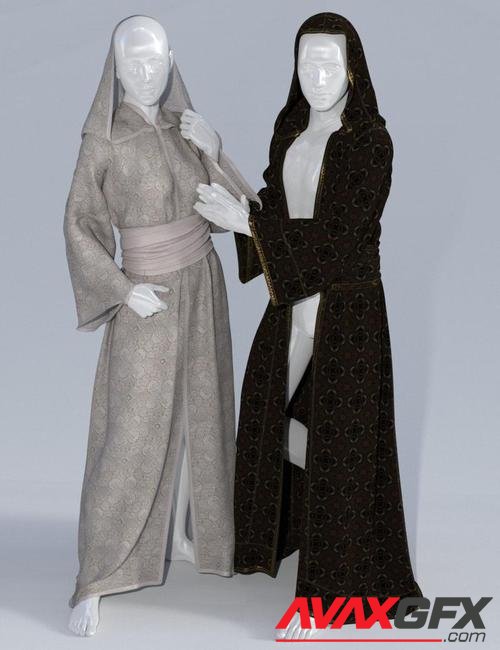 dForce SsR Cult Classic Robe for Genesis 3 and 8