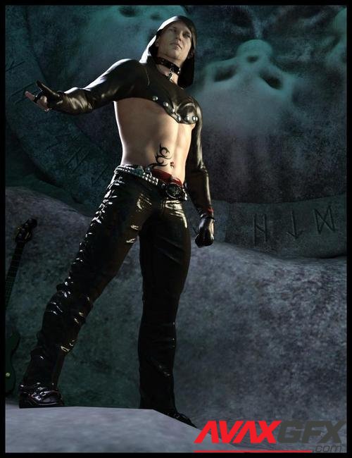 dForce GothicX Rock for Genesis 8 Male(s)
