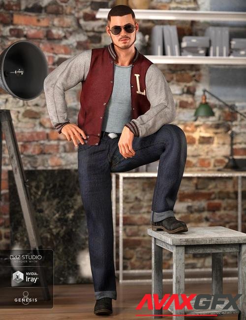 dForce Outsider Outfit for Genesis 8 Male(s)