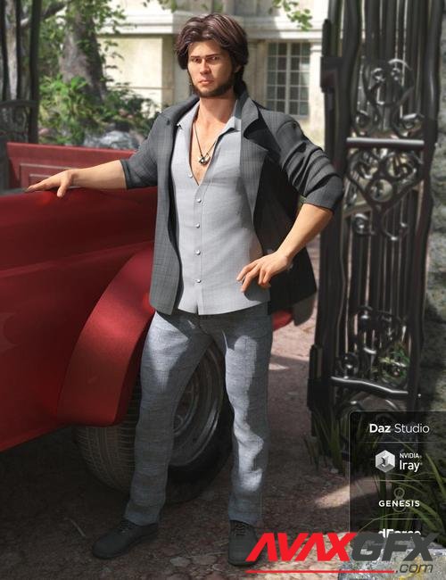 dForce Pack Leader Outfit for Genesis 8 Male(s)