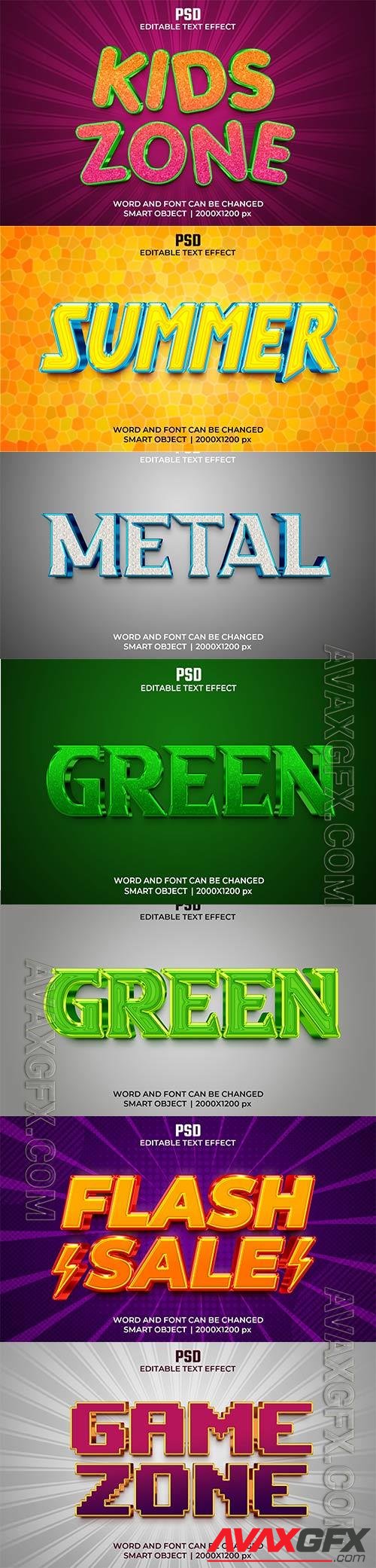 Psd text effect set vol 593